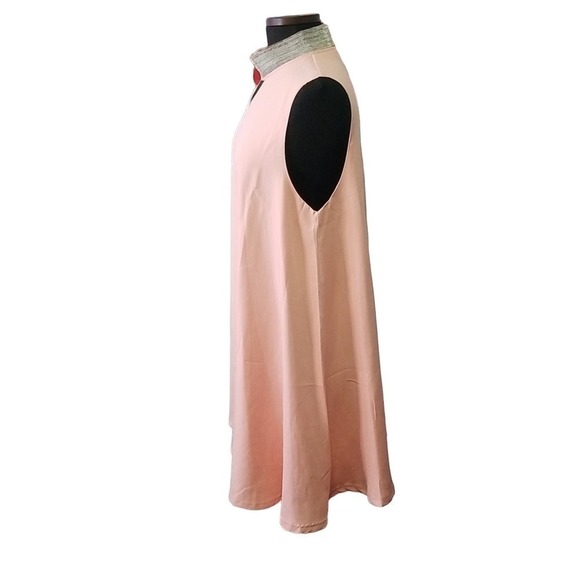 Nassau Girl Orange Dress with Jewelled Neck size  Small - Picture 7 of 9